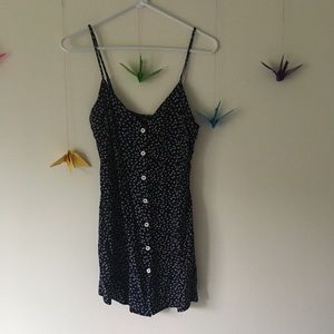 Floral button down dress